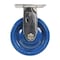 Vestil Solid Polyurethane Rigid Caster 6 In. Diameter x 2 In. Width 1200 Lb. Capacity Dark Blue CST-F-SS-6X2SP-R - alternate 7